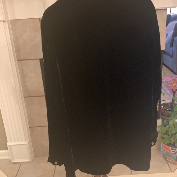 NWT J.JILL VELVET BLOUSE/TUNIC SIZE L - Picture 6 of 15